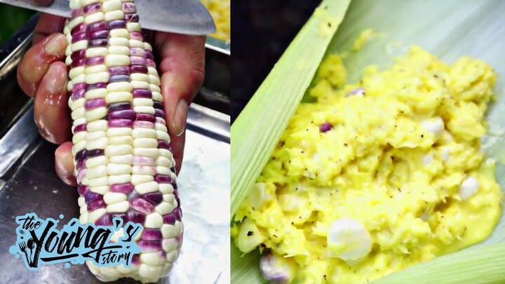 Planting and Harvesting Corn to Make Pudding & Cake | Menanam dan Memanen Jagung secara Tradisional