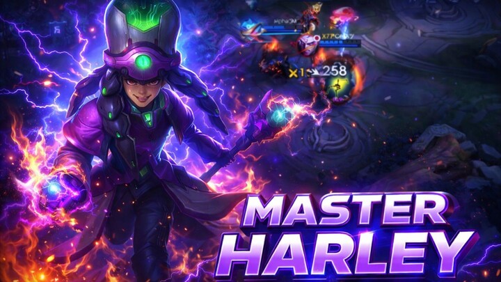 Gameplay Harley lagi acak2 lawan | MLBB MOBILE LEGEND