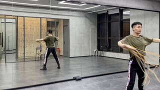 [Bai Xiaobai] Kamu harus menari dengan indah "A Dream of Dunhuang" Rebana Koreografi Cermin Ruang La