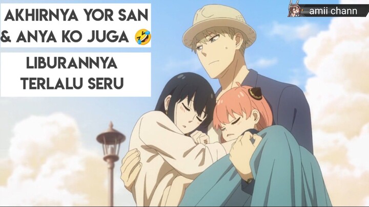 LIBURAN KELUARGA FORGER, SEPERTI KELUARGA BENERAN! Anime Review Spy x Family ep10