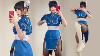It's just a kick, who can do that? [Chun Li cosplay]