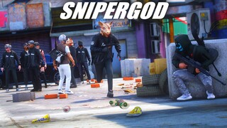 SNIPERGOD ! SEMUA TEMAN DALAM BAHAYA !! AMARAH KEI O'CONNER !!! GTA 5 ROLEPLAY