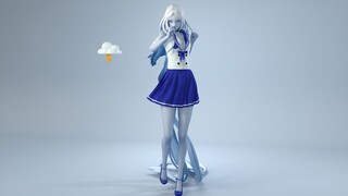 Cicada Snow Girl ~ Deer Crashing [ Onmyoji ] Model Distribution