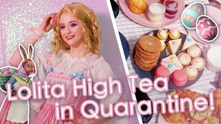 Easter Lolita Tea Party at Home! | AnyaPanda Vlogs