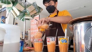 ชานมเย็นหวานปกติ หวานน้อย ไม่หวาน ไม่ตีฟอง (กาแฟตามสั่ง)