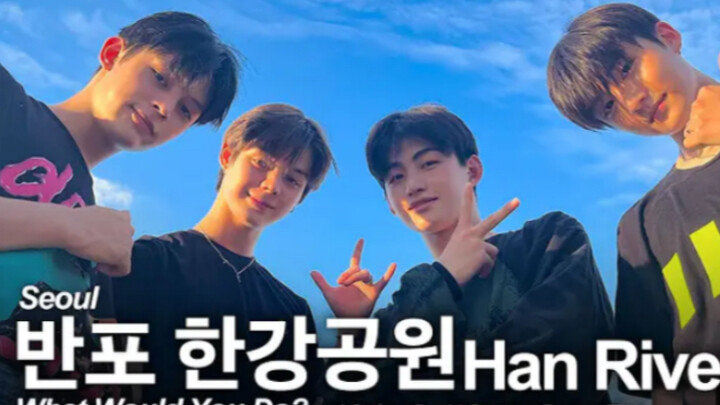 [Trainee A] Dance line freestyle on the Banpo Bridge! Long-awaited new content!