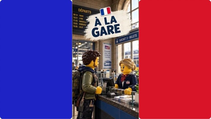 🇫🇷 COMO COMPRAR PASSAGEM NA GARE 🇫🇷🚄 | Francês para iniciantes #shorts