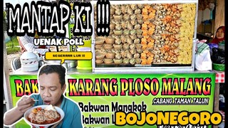 TERNYATA UENAK LUR !!!! BAKWAN KARANGPLOSO MALANG - lengkap bikin ketagihan - kuliner bojonegoro