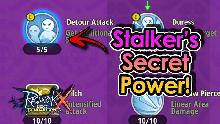 [ROX Global] Stalker DETOUR ATTACK (Plagiarism) Guide. All Copyable Skills Explained! | King Spade