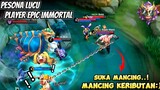 Pesona Lucu player Epic Immortal Mobile Legends Indonesia, Mobile Legends Lucu WTF Momen 🤣