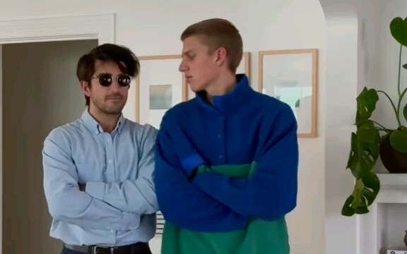 My boyfriend and I decided to cosplay “straight guys” this Halloween 😂 It’s seriously terrifying!