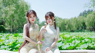 The cheongsam sisters ❤ The air is filled with tenderness [Blue and White Porcelain]
