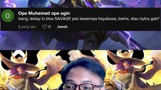 LESLEY SAVAGE VS HAYABUSA, HYLOS, YU ZHONG, BEATRIX #mobilelegends #mlbb