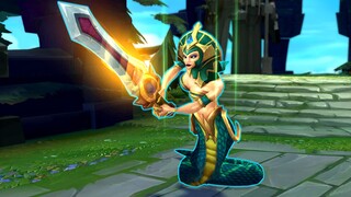 Lối chơi siêu mạnh của Snake Girl: Chơi với thanh đại kiếm của anh rể cũng không quá đáng.