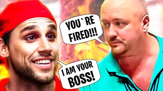 Undercover Boss SHOCKED when employee FIRED him!