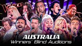 Blind Auditions of every WINNER of The Voice Australia 🏆