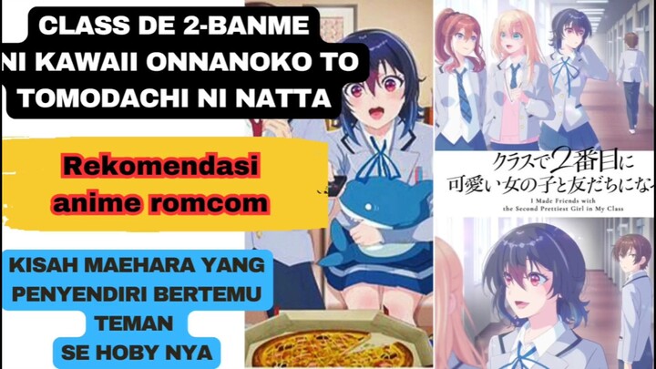 Rekomendasi anime romance comedy spring 2026,class de 2 danme ni kawaii onnanoko to tomodachi