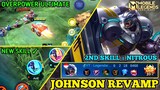 Johnson Revamp Gameplay , Overpower Ultimate - Mobile Legends Bang Bang