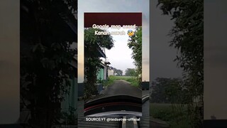 Google map sesad ⛔️ Kanan sawah 😰 #fyp #youtubeshorts #indonesia #shortvideo #funnyvideo #fypシ゚viral