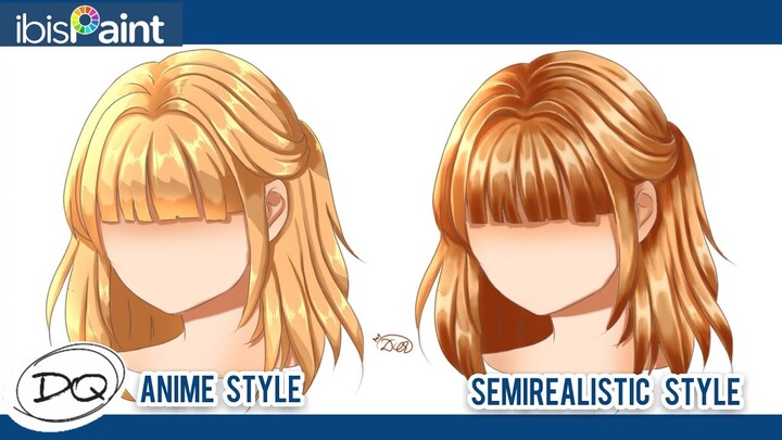 TUTORIAL CARA MENGGAMBAR RAMBUT ANIME DI IBIS PAINT X DENGAN MUDAH!