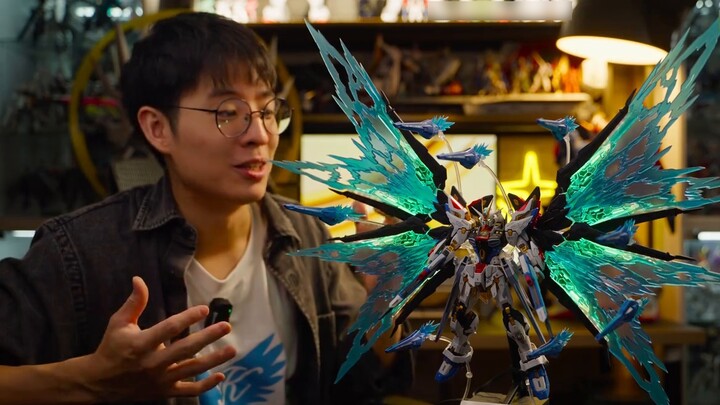 This is what MGEX Strike Freedom Magic Light + Light Wings look like!｜Kosmos Light Set Unboxing [Ada