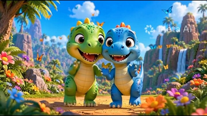🦖 Dino Dance Party | मजेदार डायनासोर डांस 🎉🦕 डायनासोर डांस पार्टी | बच्चों का मजेदार गाना 🎵🦖 Di