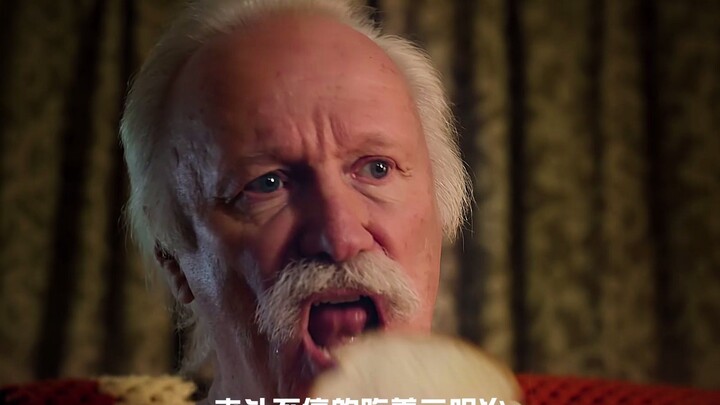 The old man loves sandwiches so much that every time he finishes one, his wife brings him another.