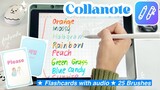 Collanote App for iPad, iPhone & Mac M Series (Flashcards with Audio & 25 New Brushes) ❤︎ Emmy Lou