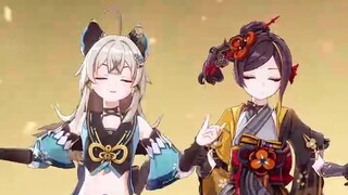 Tas cinta Chiori Kiraraダﾝｽﾎｰﾙ[Genshin Impact MMD]