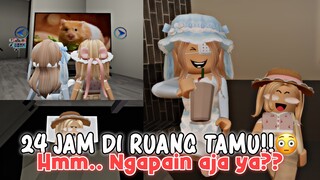 24 JAM HANYA DI RUANG TAMU!! 😲 Aku dan Marsya Ngapain Aja Yaa?... 🤔 | ROBLOX INDONESIA 🇮🇩 |