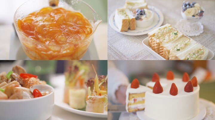 A course in making strawberry cream cake