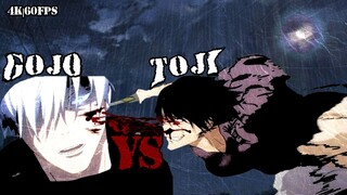 Gojo Satoru Vs Toji Fushiguro Figh Round 1 4k|60fps