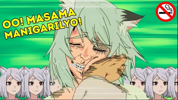 MGA MUNING NA ADIK SA YOSI! Yani Neko | Chainsmoker Cat Anime Tagalog Review