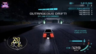 NFS Carbon Gold Track Drift Thử thách 5.6 Triệu điểm Corvette #N4S #VN #game