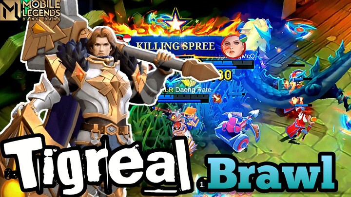 TIGREAL MODE BRAWL !!