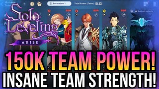 Solo Leveling Arise - This 150k Power Team Is Insane! *Endgame Reached!*