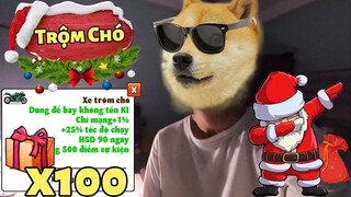 Ngọc Rồng Online - Quân Trộm Chó Và Thử Thách Mở 100 Hộp Quà Noel