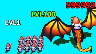 Cách Tạo Ra Đội Quận 1 Người Thành Cưỡi Rồng Phun Lửa - Infinite Mage Battle - Top Game Android Ios