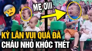 CÚ SỐC ngày hội trăng rằm, kỳ lân vui QUÁ ĐÀ khiến các cháu GÀO THÉT CẦU CỨU phụ huynh đòi về