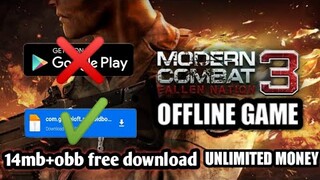 MODERN COMBAT 3 FREE DOWNLOAD/with GAMEPLAY