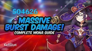 COMPLETE MONA GUIDE! Best Mona Build - Artifacts, Weapons, Teams & Skills Explained | Genshin Impact