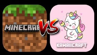 Minecraft VS KawaiiCraft Crafting 2023