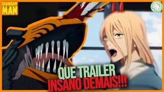 REACT TRAILER CHAINSAW MAN 2 INSANO COM SPOILERS!!!