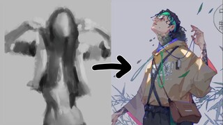 I turned over my old paintings and I have grown a lot now.