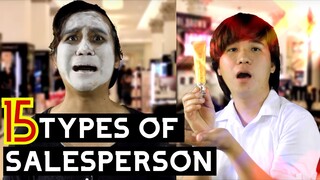 15 TYPES OF SALESPERSONS