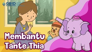 Cerita Anak - Membantu Tante Thia - Bona and Friends - Kartun Anak