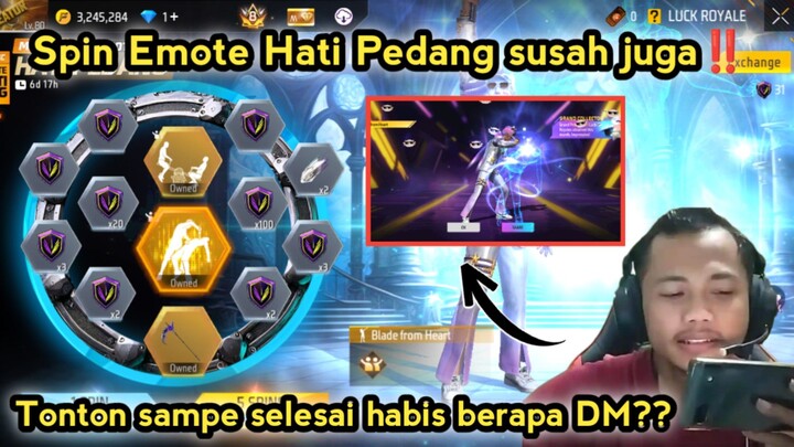 Spin Emote Pedang Hati FF Terbaru