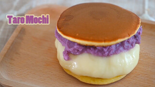 [Food][DIY]How to Make a Taro Mud and Stiky Rice Dorayaki?