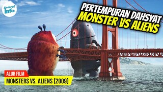 PERTEMPURAN DUA MAKHLUK MENGHANCURKAN DUNIA!! | ALUR CERITA MONSTERS VS. ALIENS (2009)