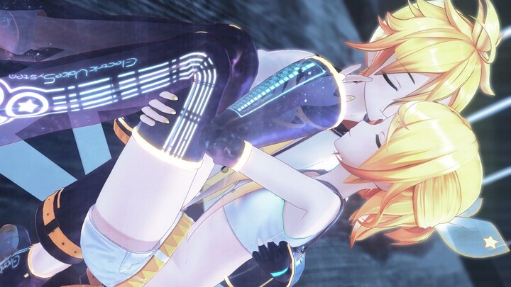 [Camera Matching] Super Psycho Love-In this extremely morbid love [Kagamine Twins MMD] [Happy New Ye